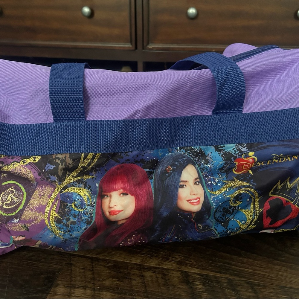 Disney Descendants Purple and Blue Travel Bag